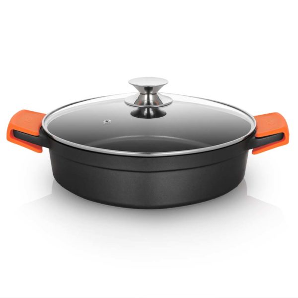CACEROLA ORBEGOZO CDB1028 28CM ALUMINIO FUNDIDO