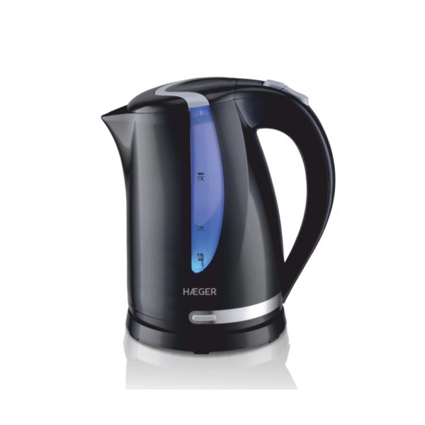 HERVIDOR HAEGER EK22B023A 2200W 1,7L S/CABLE NEGRO