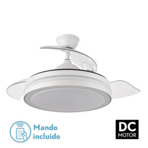 VENTILADOR FABRILAPM ESPARTA TECHO BLANCO 3ASPAS C/ REMOTO 72W