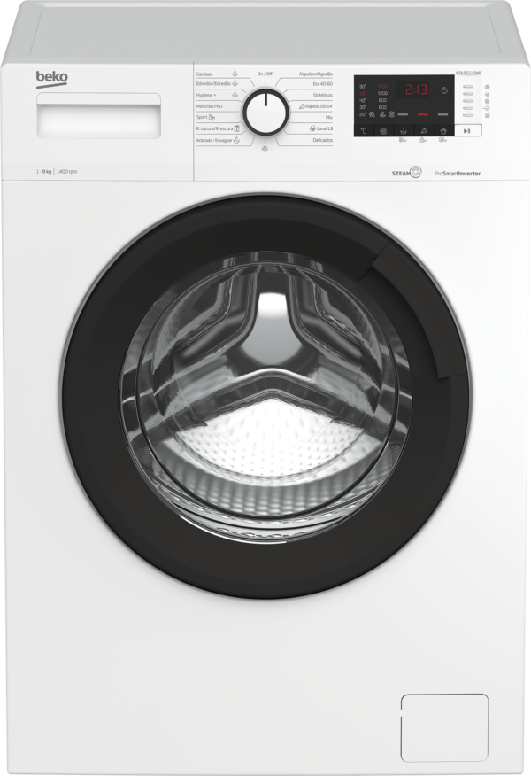 LAVADORA BEKO WTA9712XSWR 9KG INVERTER B 1400RPM BLANCO