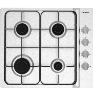 PLACA CORBERO CPGS423X 4F GAS INOX