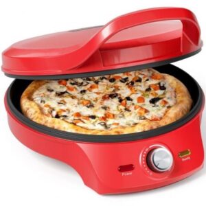 PIZZERA PRINCESS 115007 2000W 32CM ANTIADHERENTE ROJA